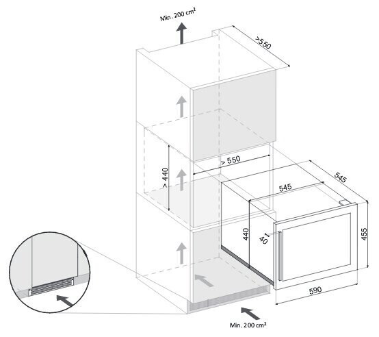 Винный шкаф Dunavox DX-28.88K
