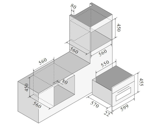 Электрический духовой шкаф ILVE 645STCHSW/BK