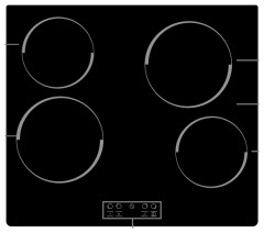 Электрическая варочная панель KRAFT TCH EHK6001