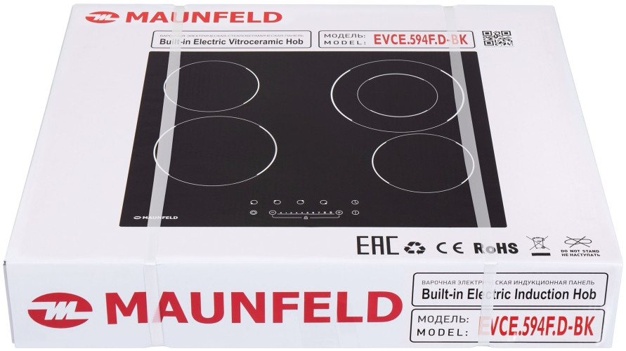 Электрическая варочная панель MAUNFELD EVCE 594 F D BK