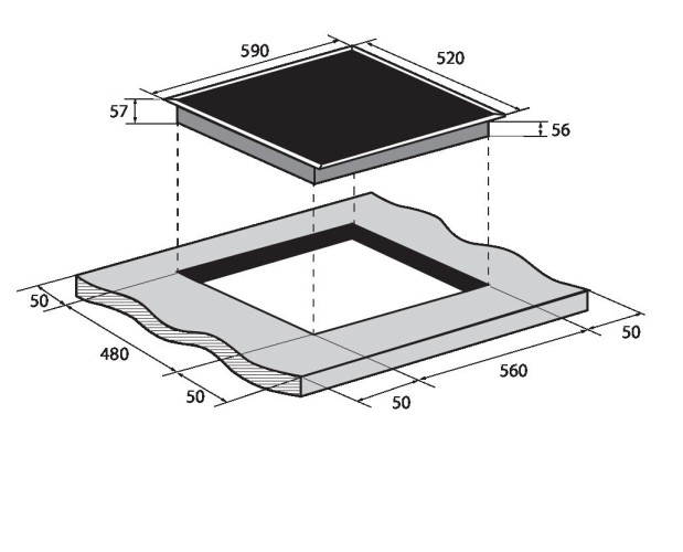 Индукционная варочная панель Zugel ZIH618B