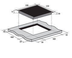 Индукционная варочная панель Zugel ZIH618B