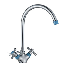 Смеситель для кухни Decoroom DR51028 синий/хром