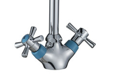 Смеситель для кухни Decoroom DR51028 синий/хром