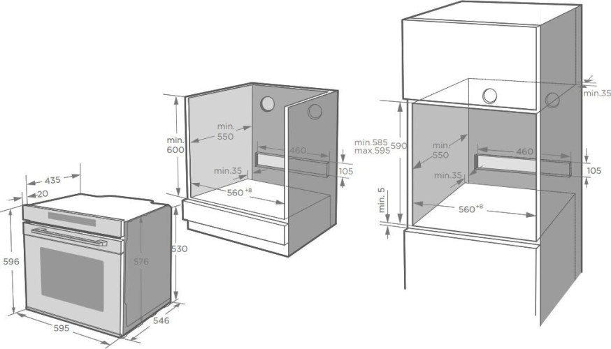 Электрический духовой шкаф Weissgauff EOM 991 SW