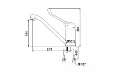 Смеситель для кухни Kaiser City 21033