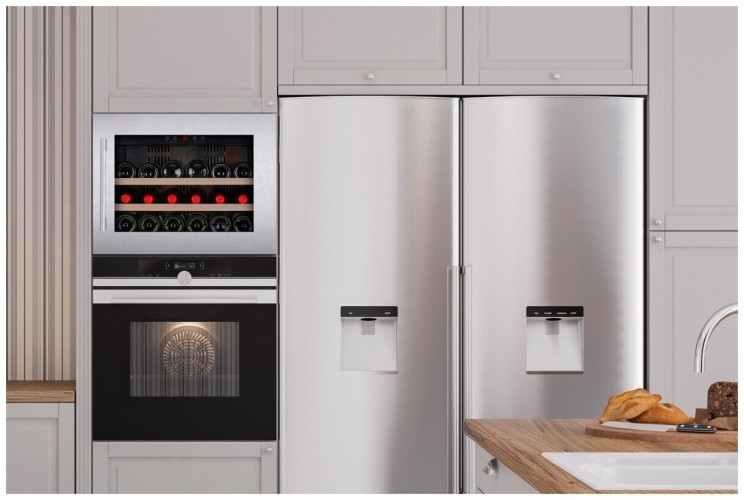 Встраиваемый винный шкаф Temptech OBI45SS