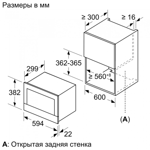 Встраиваемая микроволновая печь Neff C17WR01G0