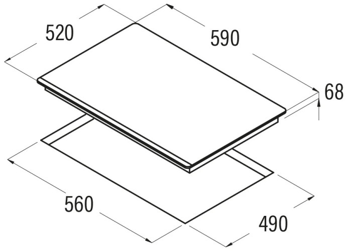 Индукционная варочная панель Cata IF 6011 BK