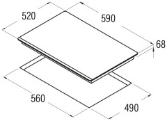 Индукционная варочная панель Cata IF 6011 BK