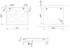 Газовая варочная панель Smeg PGF64F-4