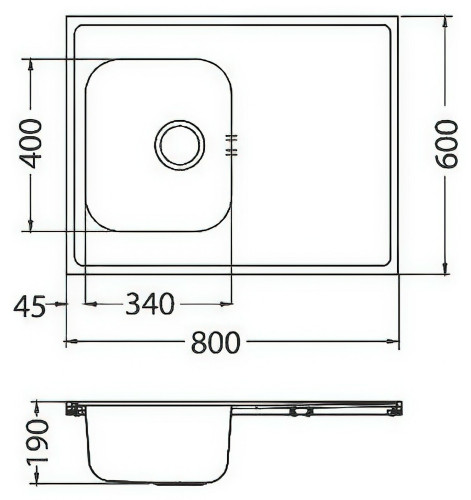 Кухонная мойка Alveus Classic Pro 30 Sat-90 1130469