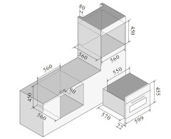 Электрический духовой шкаф ILVE 645-SNHSW/WHG