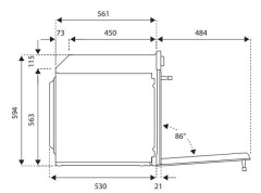 Электрический духовой шкаф Bertazzoni F909PROEKN