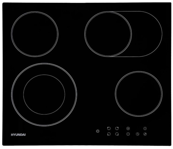 Электрическая варочная панель Hyundai HHE 6680 BG