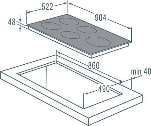 Индукционная варочная панель Gorenje + GIT 95 B
