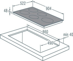Индукционная варочная панель Gorenje + GIT 95 B