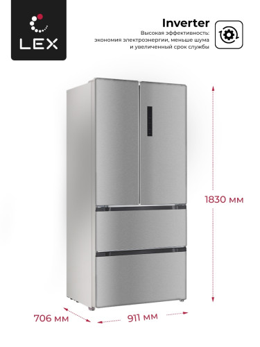 Холодильник Lex LFD575IxID