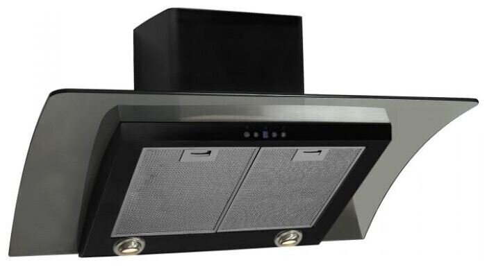 Кухонная вытяжка Elikor Аквамарин 90П-650-Э7Г черный