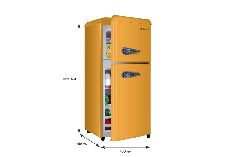 Холодильник HARPER HRF-T140M ORANGE