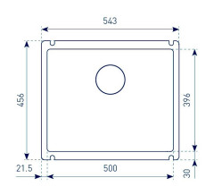 Кухонная мойка Zigmund &amp; Shtain Integra 500 топленое молоко