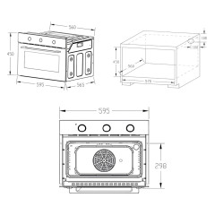 Электрический духовой шкаф NORDFROST HM 5060 W