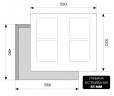 Индукционная варочная панель LEX EVI 640 F BL
