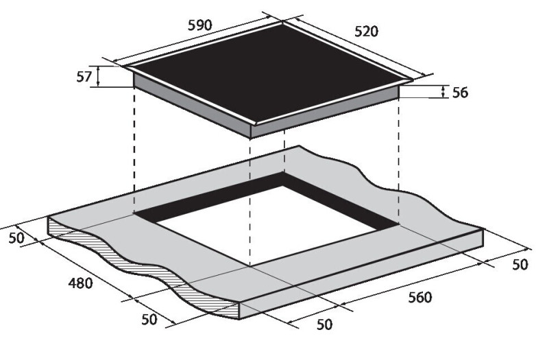 Индукционная варочная панель Zugel ZIH613B