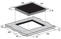 Индукционная варочная панель Zugel ZIH613B