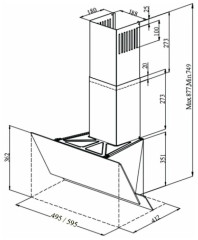 Кухонная вытяжка Monsher STELLA 60 Noir