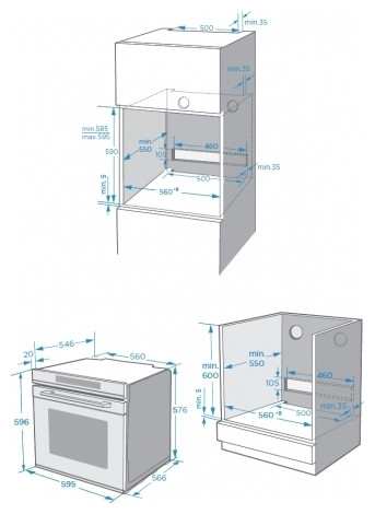 Электрический духовой шкаф WEISSGAUFF EOM 751 PDB