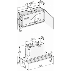 Встраиваемая вытяжка Miele DAS 4931 125 Edition Obsidian Black, черный обсидиан