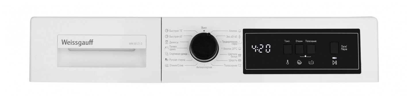 Стиральная машина Weissgauff WM 58121 D