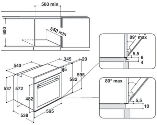 Электрический духовой шкаф Whirlpool AKZM 8480 IX