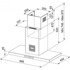 Кухонная вытяжка Franke FTMY AH BK MATT F90 325.0679.323