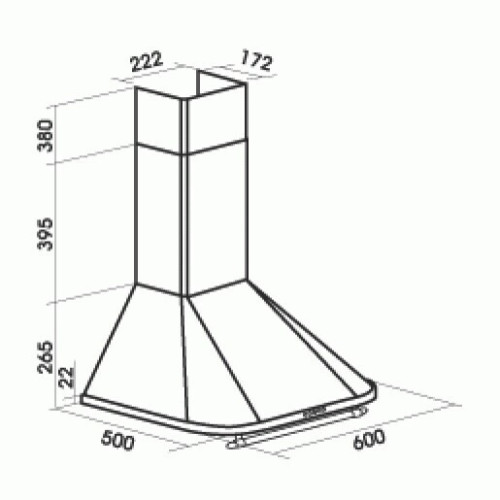 Кухонная вытяжка MBS Verbena 160 Ivory