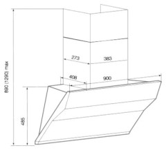 Кухонная вытяжка GRAUDE DH 90.0 GG