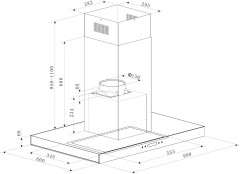 Кухонная вытяжка Lex Solaris 600 black