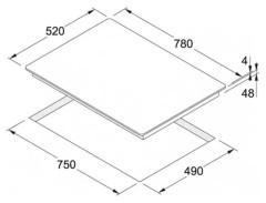 Индукционная варочная панель Franke FHCR 774 2I 1FLEXI T PWL
