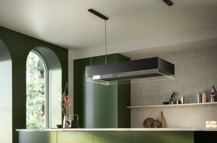 Островная вытяжка Falmec VETRA IS.120 BLACK CVYI20.E0P7 ZZZ6461F