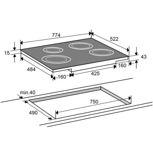 Индукционная варочная панель Gorenje + GIT 73 B