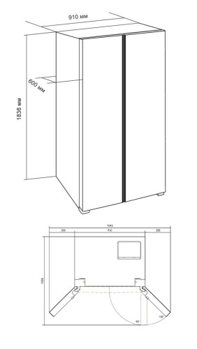 Холодильник Lex LSB 530 Dg ID