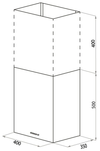 Кухонная вытяжка MAUNFELD Box Push 40 нержавеющая сталь