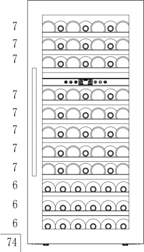 Винный шкаф Temptech OZ124DB
