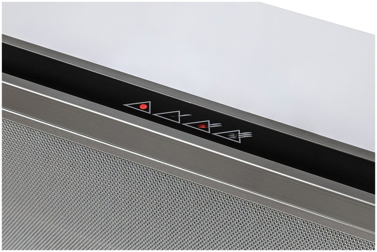 Встраиваемая вытяжка Krona Kamilla 600 нержавеющая сталь белый