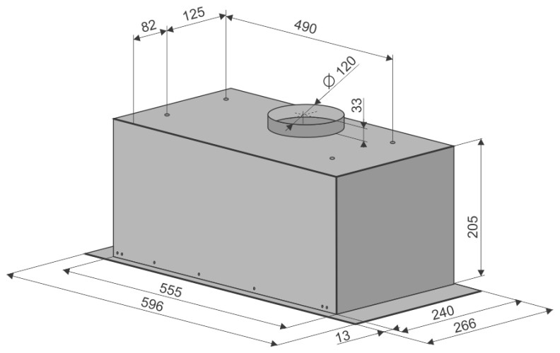 Встраиваемая вытяжка Konigin Insait White 60