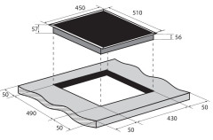 Индукционная варочная панель Zugel ZIH454B