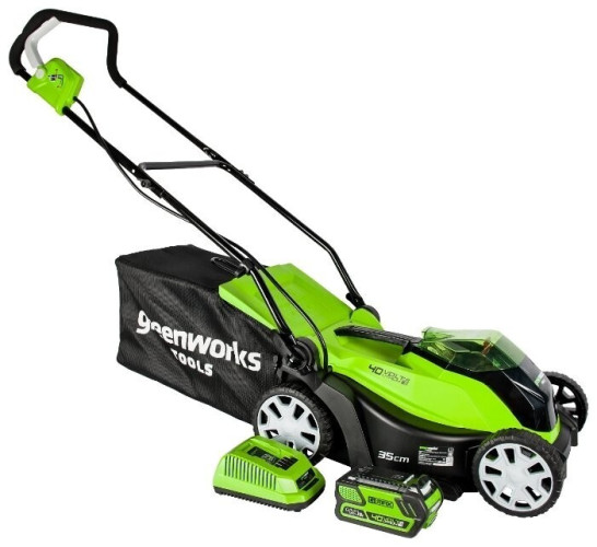 Газонокосилка электрическая greenworks 2501907uf G40LM35K6