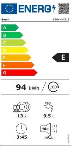 Посудомоечная машина Bosch SBH4HVX31E