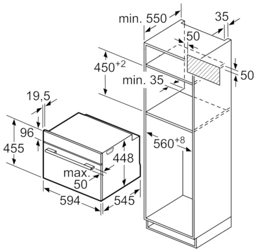 Встраиваемая микроволновая печь Bosch COA 565GS0